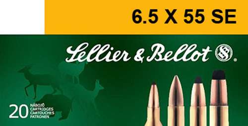 Sellier & Bellot SB6555A Rifle  6.5x55 Swedish 131 gr Soft Point (SP) 20 Bx-img-1
