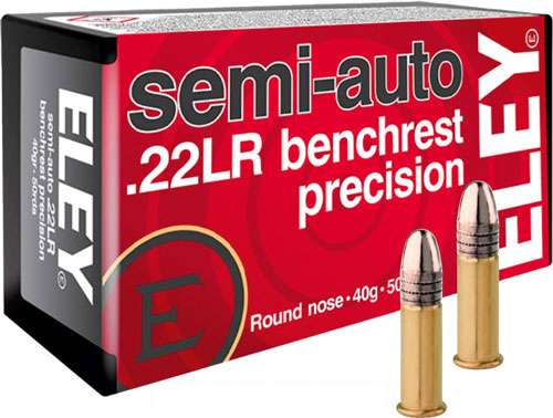 ELEY PRECISION 22LR 40GR. SEMI AUTO BENCHREST 50 PACK-img-1