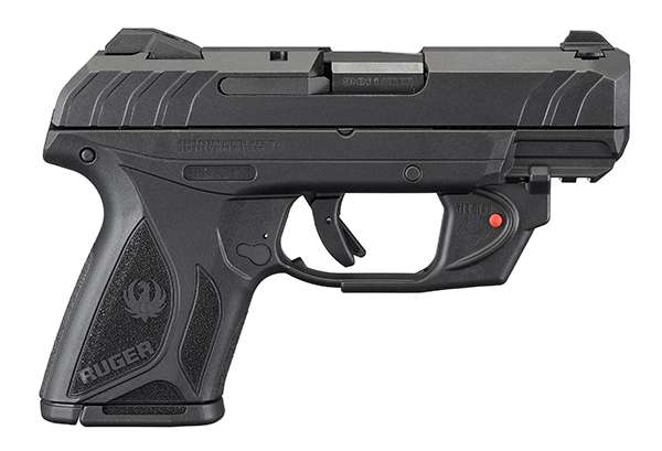 Ruger 3830 Security-9 9mm 3.42" 10+1 Viridian Laser Black Polymer with Text-img-1