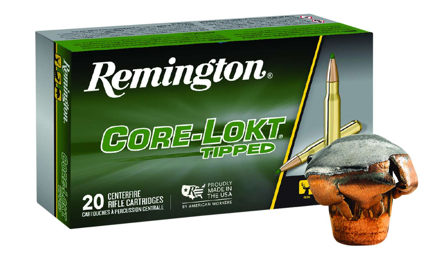 Remington Ammunition 29041 Core-Lokt Rifle Ammo 308 Win 180 gr Core-Lokt Ti-img-1