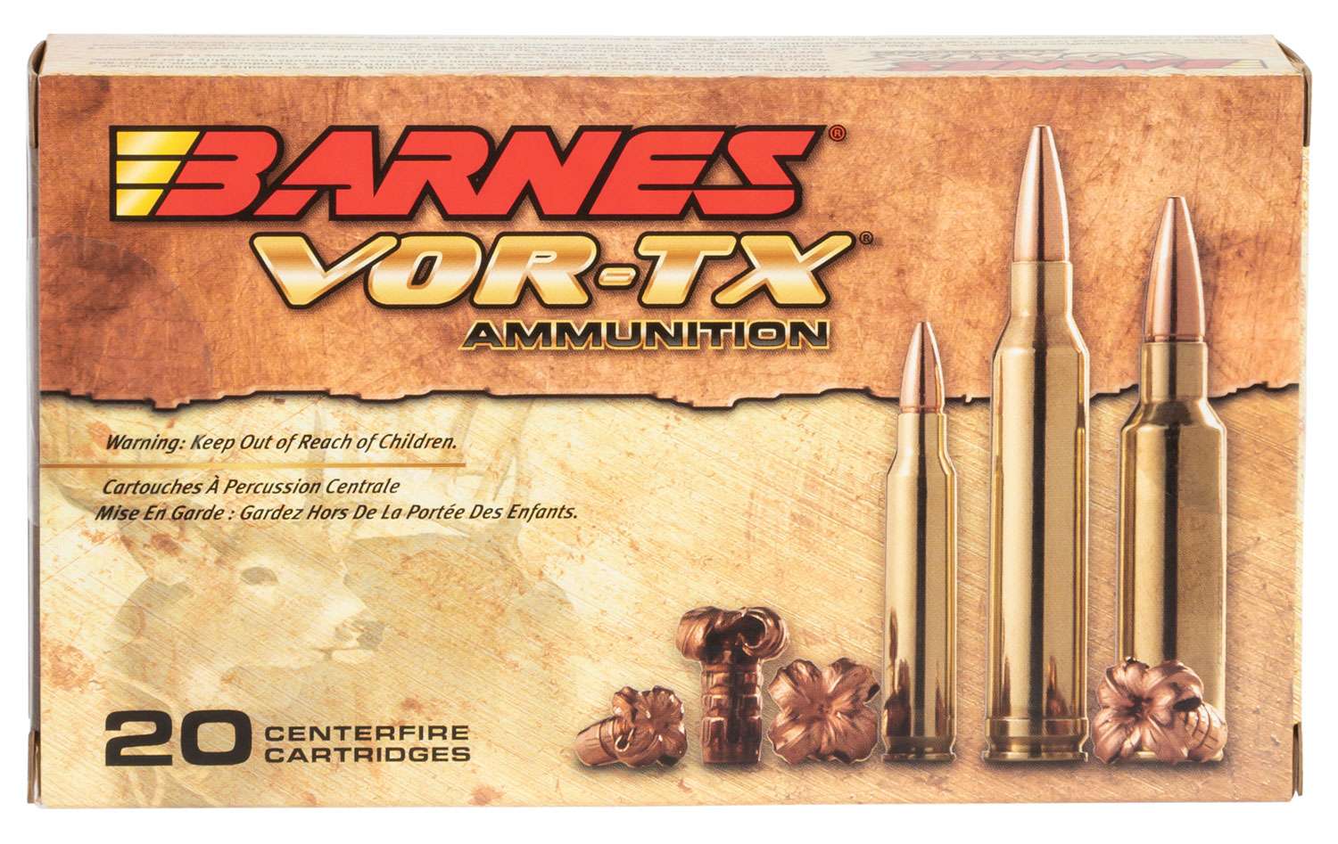 Barnes Bullets 21529 VOR-TX Rifle  7mm Rem Mag 160 gr TSX Boat Tail 20 Bx/-img-1