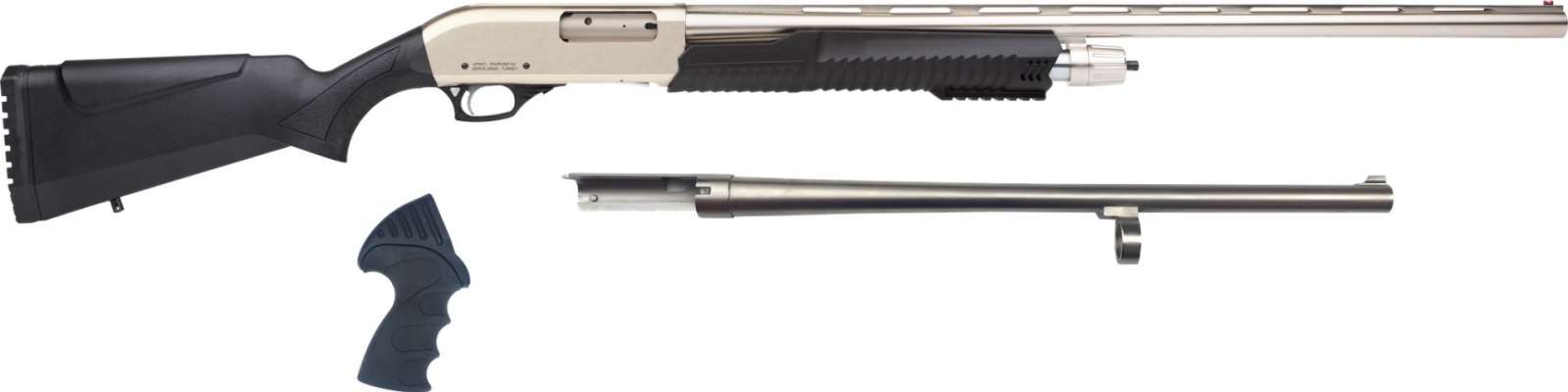 Rock Island MR25P101MC Meriva 3-in-1 Combo 12 Gauge 28",18.50" Chrome-img-1