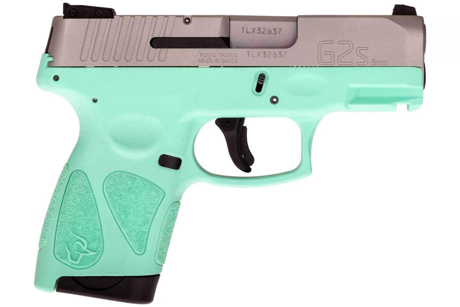 Taurus 1G2S939C G2S  9mm Luger 3.26" 7+1 Cyan Stainless Steel Cyan Polymer-img-1