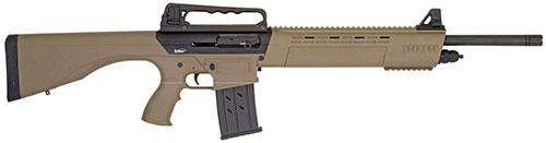 TriStar KRX Tactical Black 12 Gauge 20" 3" 5+1 Flat Dark Earth Fixed w/Pist-img-1