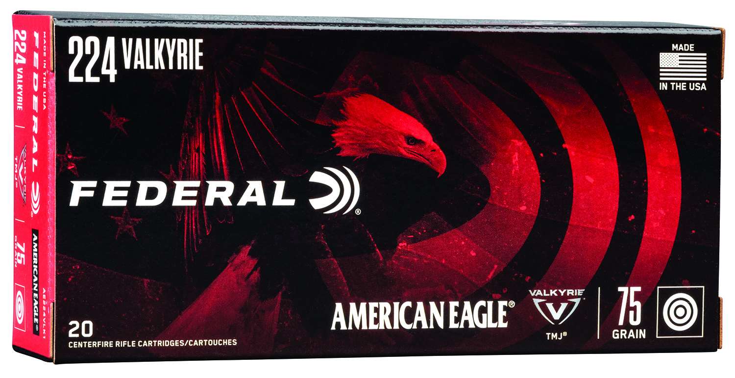 Federal AE224VLK1 American Eagle  224 Valkyrie 75 gr Total  Metal Jacket (T-img-1